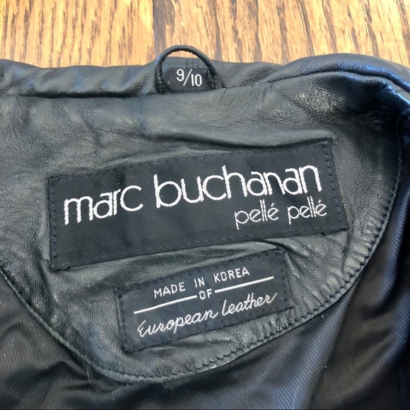 Vintage 80’s Cropped Leather Jacket, Sz 6-8 - Picture 4 of 9